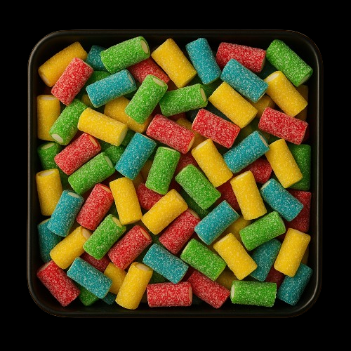 Fizzy Multi coloured Cream Filled Mini Pencils