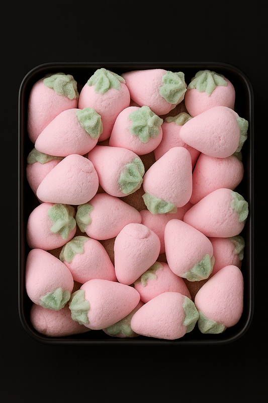 Jelly Filled Strawberry Marshmallows