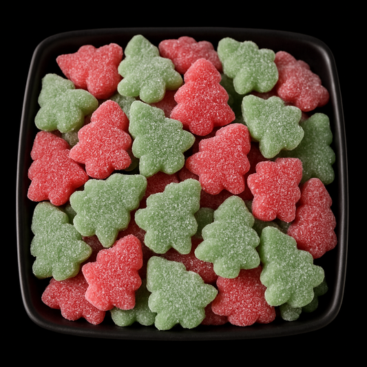 Strawberry:Apple Jelly Christmas Trees